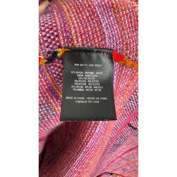 Moth Anthropologie Williston Plaid Long Cardigan Sweater Belted Womens Small - Picture 13 of 13